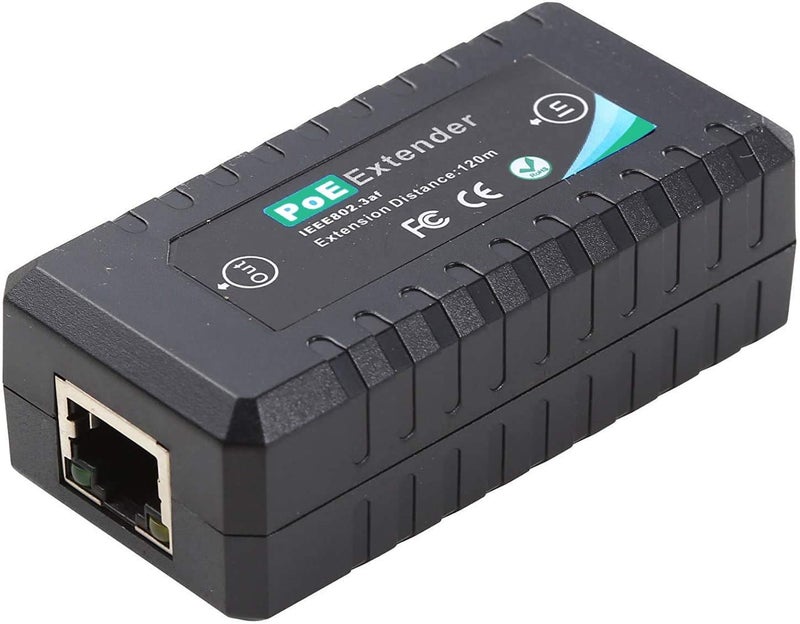 UHPPOTE 1-Port 10/100M PoE Extender IEEE802.3af for Ethernet Security Systems IP Camera - Image 1